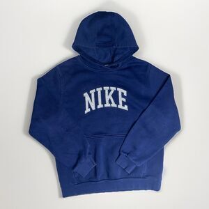 Nike Spell Out Sportswear Club Fleece Kids Youth Boys Pullover Hoodie Size XL